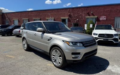 2016 Land Rover Range Rover Sport 4WD 4DR V6 Diesel HSE