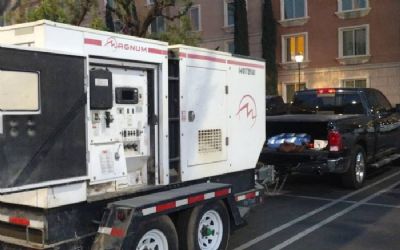 2014 Magnum MMG 175 KVA Diesel Generator With Trailer