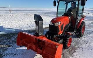 Photo of a 2020 Kubota 2610 Tractor, Blower, Mower for sale