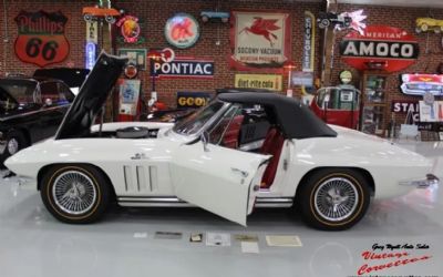 Photo of a 1965 Chevrolet Corvette Convertible Ermine White-Red 396-425HP for sale
