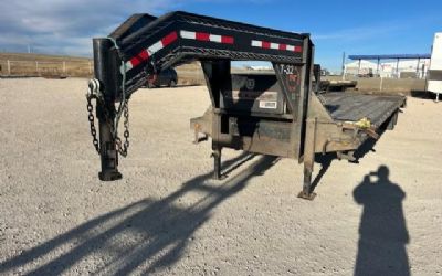 Photo of a 2022 PJ 35FT Gooseneck Dovetail Flatbed Trailer for sale