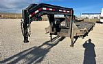2022 35Ft Gooseneck Dovetail Flatbed Trailer Thumbnail 1