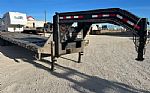 2022 35Ft Gooseneck Dovetail Flatbed Trailer Thumbnail 2