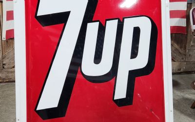 Photo of a 7-UP Advertising Sign for sale