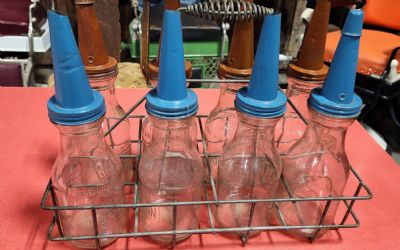 Photo of a Vintage OIL Bottle SET for sale
