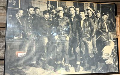 Photo of a Motorcycle Club Framed Print for sale
