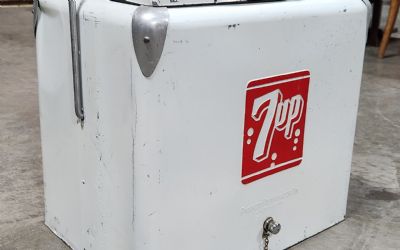 Photo of a Vintage 7-UP Cooler for sale