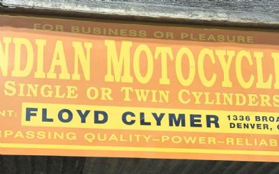 Photo of a Floyd Clymer Sign for sale