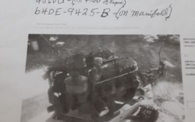 Photo of a 1964 Ford Mustang 289 Engine for sale