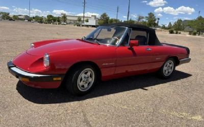 Photo of a 1986 Alfa Romeo Spider for sale