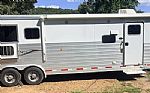 2014 312 3 Horse Gooseneck Trailer with Living Quarte Thumbnail 3