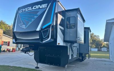 Photo of a 2022 Heartland Cyclone 4006 Toy Hauler for sale