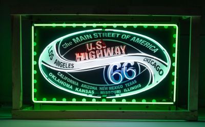 Photo of a US Highway 66 Neon Sign US Highway 66 Neon Sign for sale