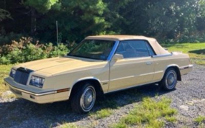 Photo of a 1985 Chrysler Lebaron for sale