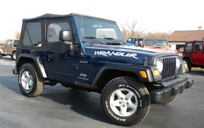 Photo of a 2004 Jeep Wrangler for sale